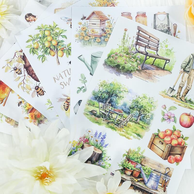 A5 Vintage Sticker Book - Image 5