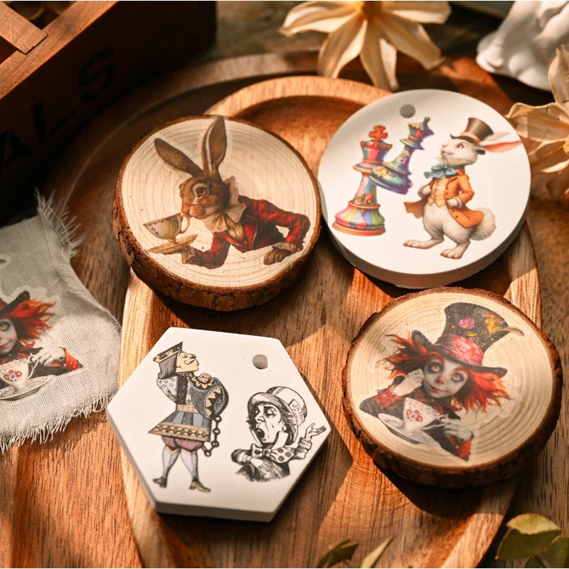 Alice in Wonderland rub-on sticker - Image 8
