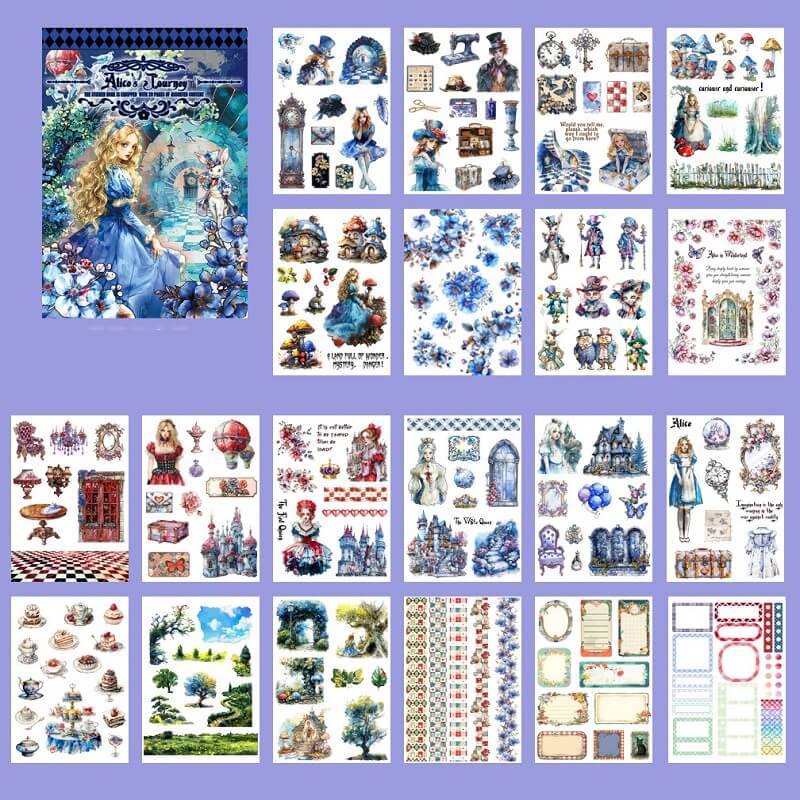 Alice Journey sticker book - Image 3