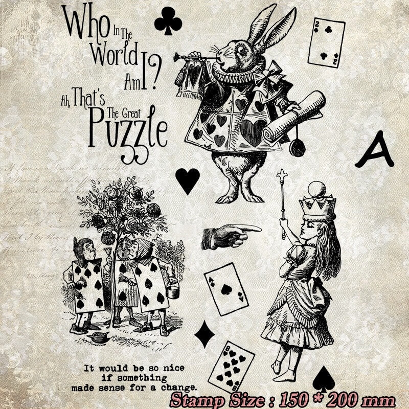 Alice themed stamp - Image 21
