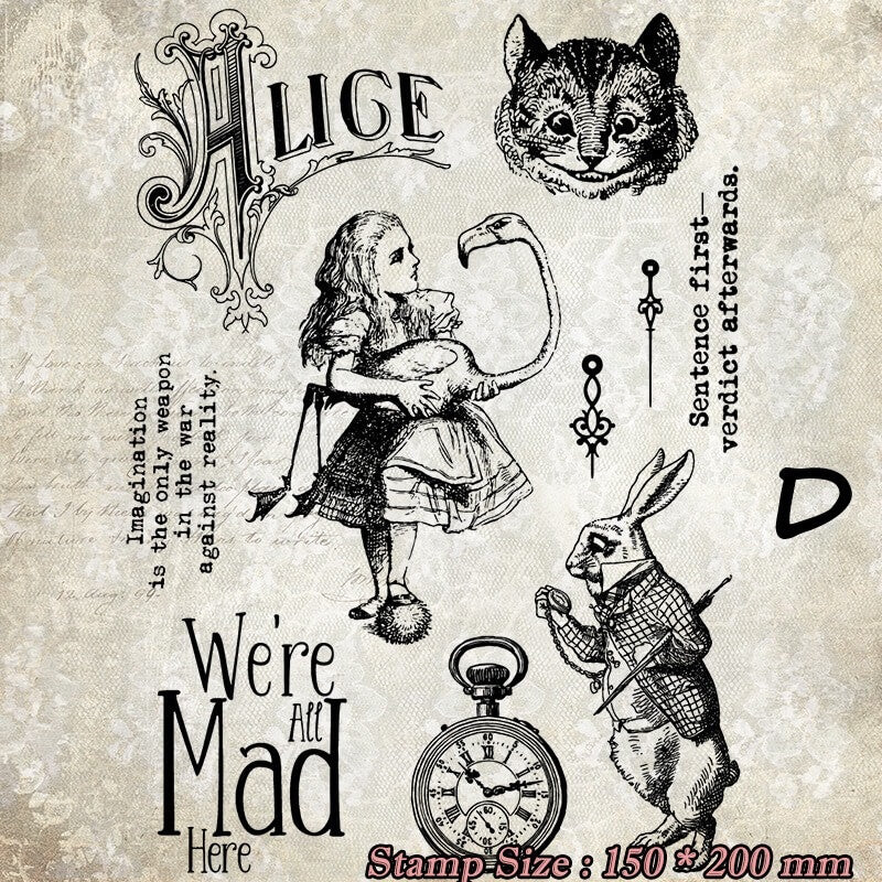 Alice themed stamp - Image 24