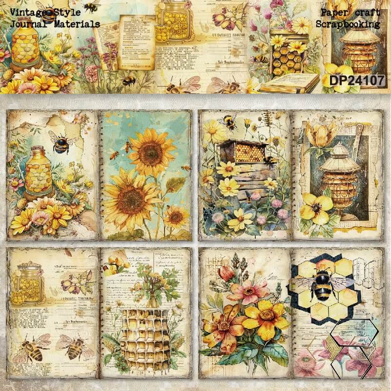 Bee themed material paper - Image 3