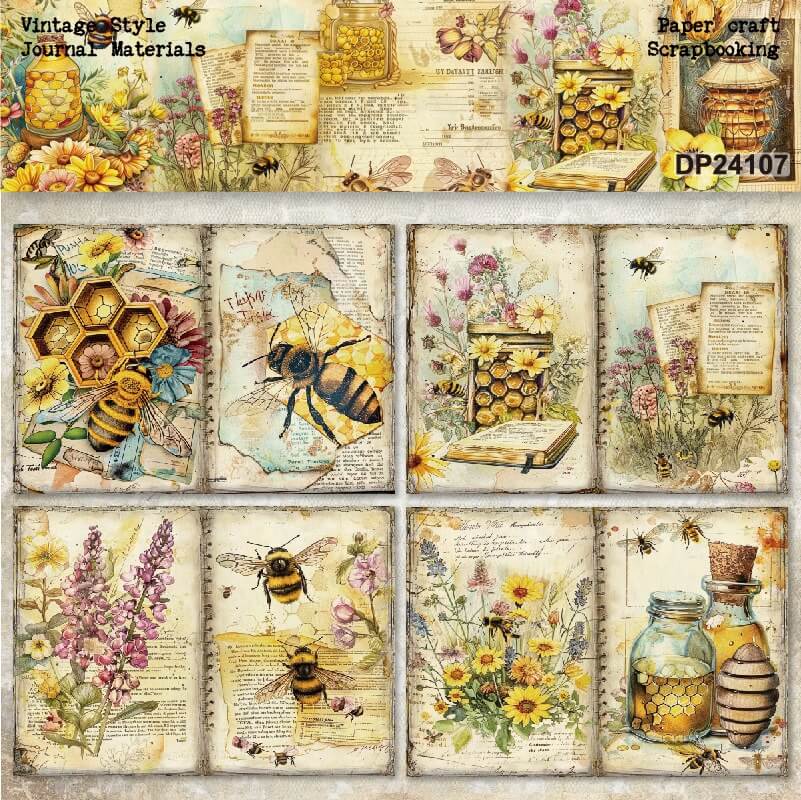 Bee themed material paper - Image 4