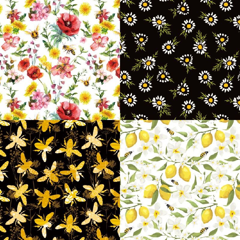 Bee-themed scrapbook paper - Image 3