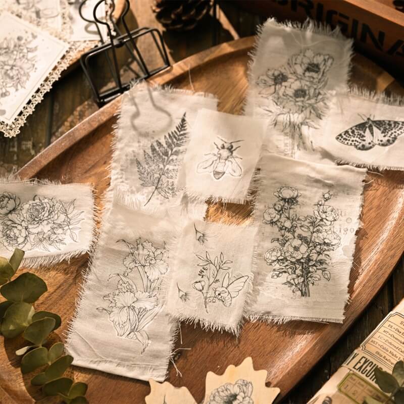 Black and White Garden Rub-On Stickers - Image 5