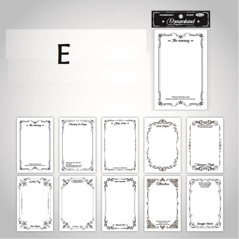 Bordered white cardstock - Image 13