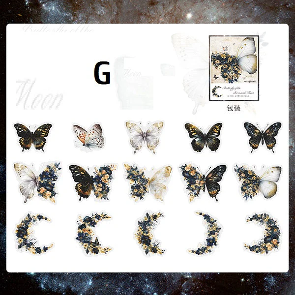 Butterfly of the Stars and Moon Sticker - Image 14