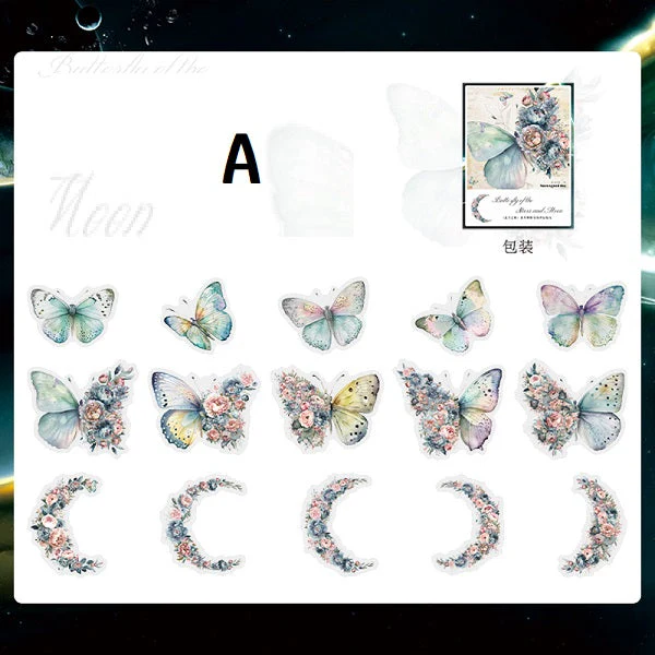 Butterfly of the Stars and Moon Sticker - Image 7