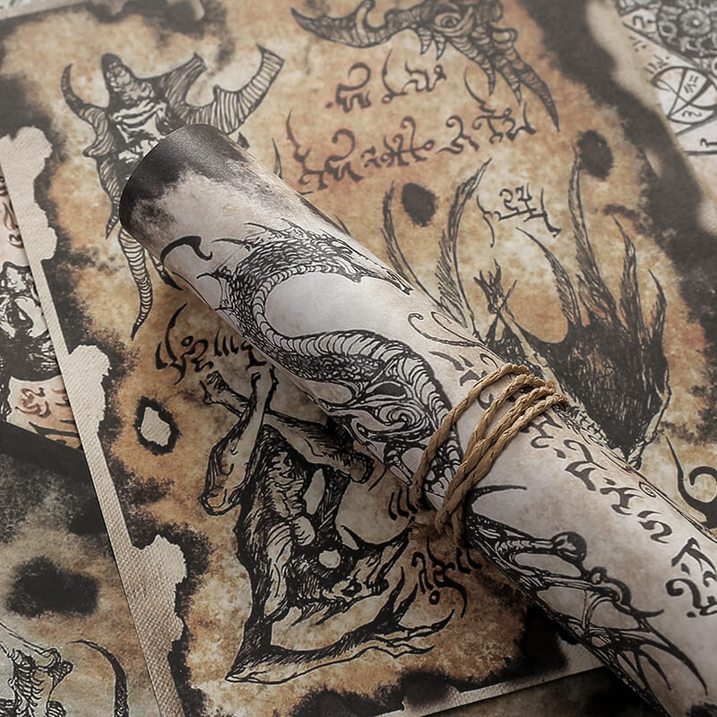 Dark Evil Spirit Material Paper - Image 7