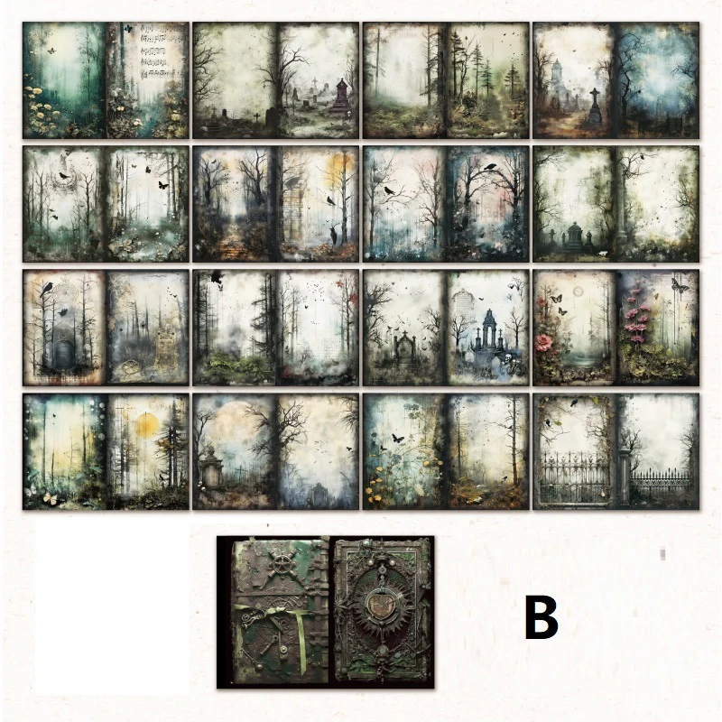 Dark Fairy Tale Material Paper - Image 12