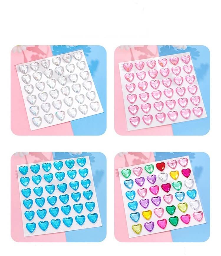 Dazzling Colorful Love Diamond Stickers - Image 8