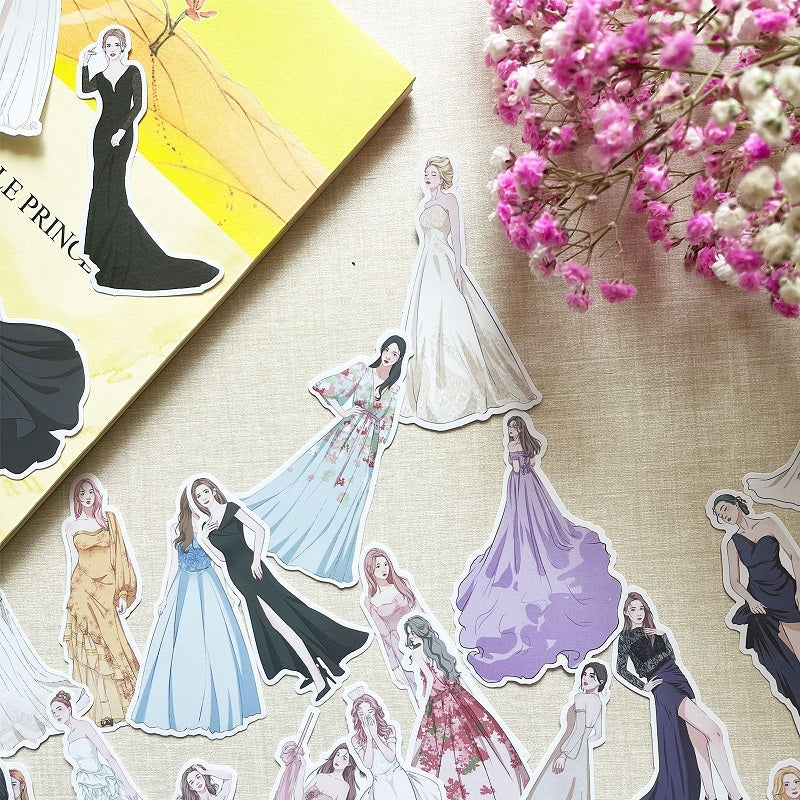 Dress Girl fashion Sticker - Image 4