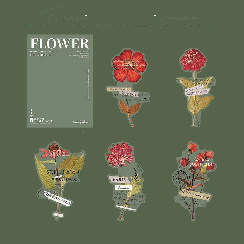 Dry flower stickers - Image 19
