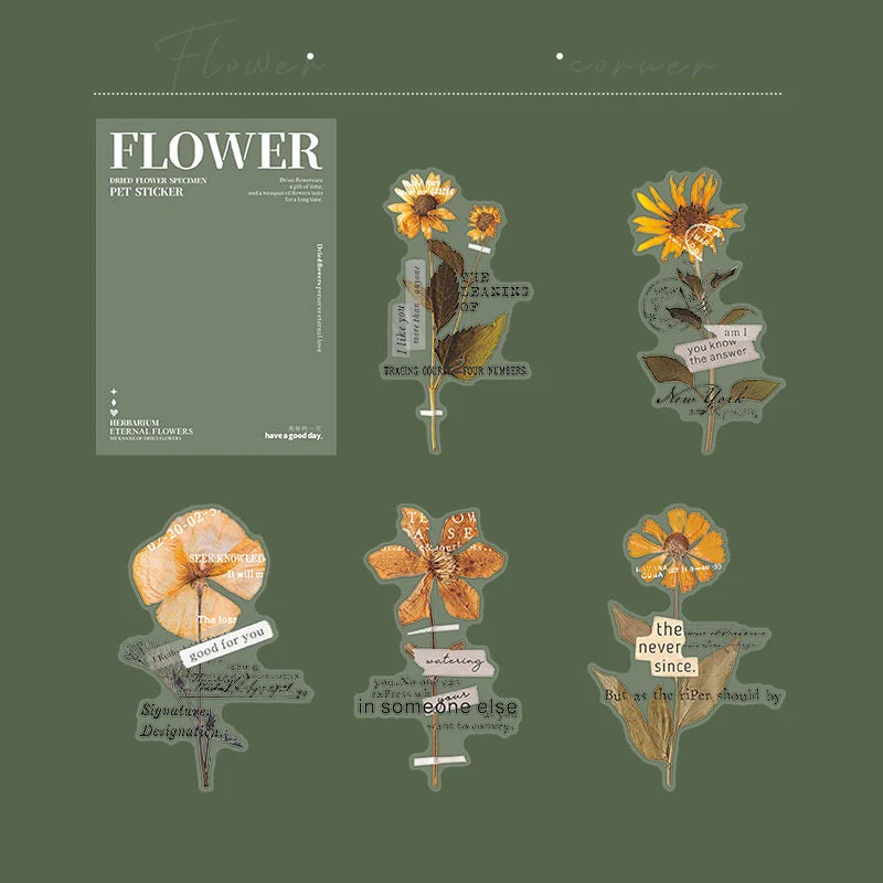 Dry flower stickers - Image 24