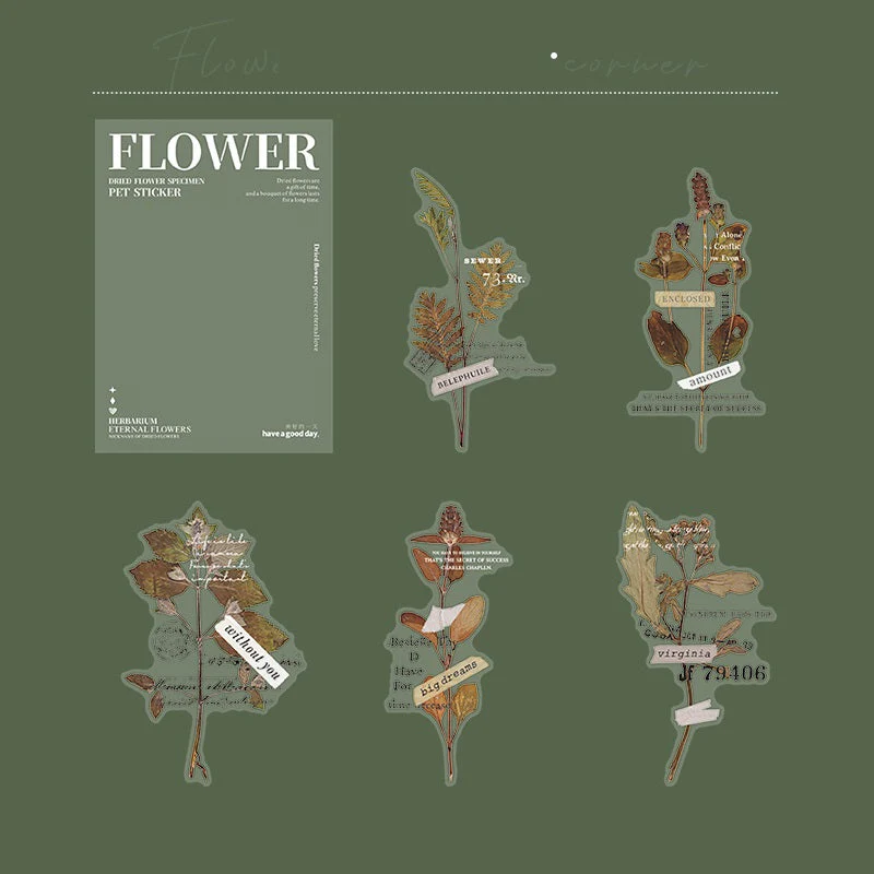 Dry flower stickers - Image 25