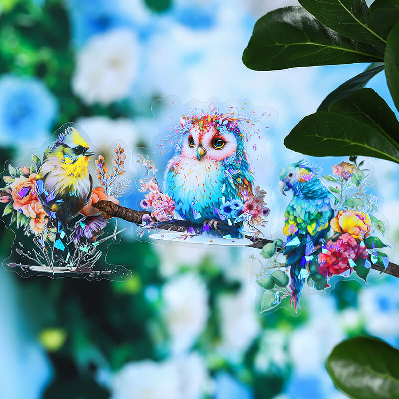 Flower Birds Stickers - Image 4