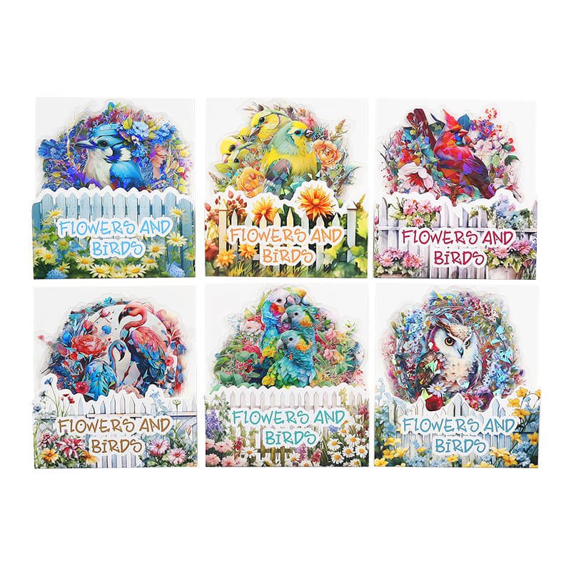 Flower Birds Stickers - Image 6