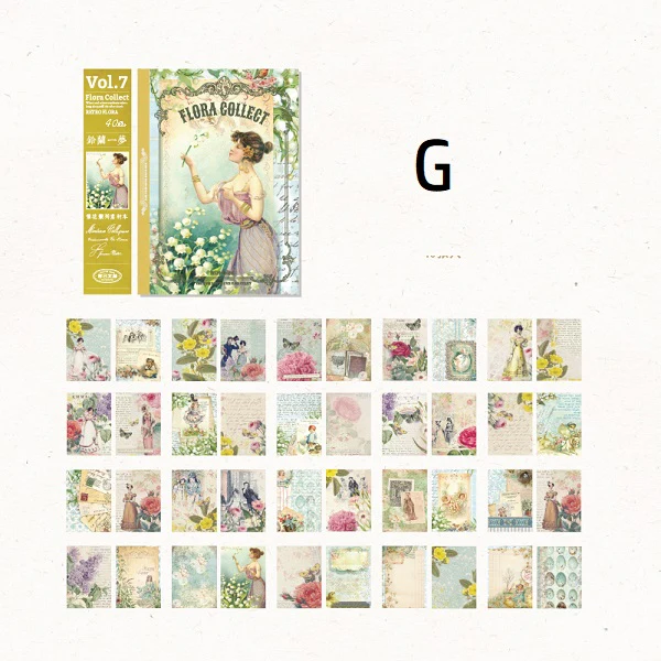 Full-blown Flowers Material Paper - Image 13