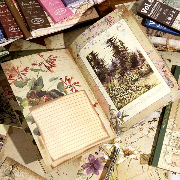 Full-blown Flowers Material Paper - Image 3