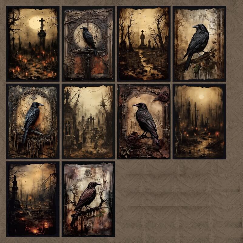 Gothic Decorative Material Paper - Image 10