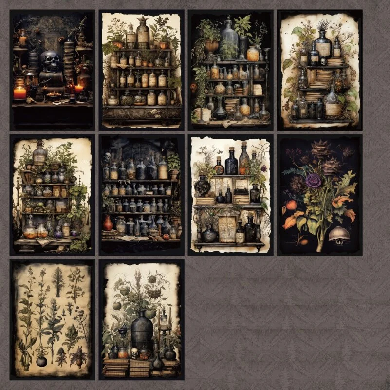 Gothic Decorative Material Paper - Image 13
