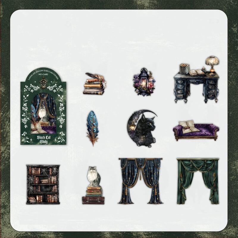 Gothic hard card stickers - Image 9