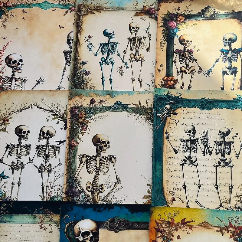 Grotesque Skeleton Material Paper - Image 6