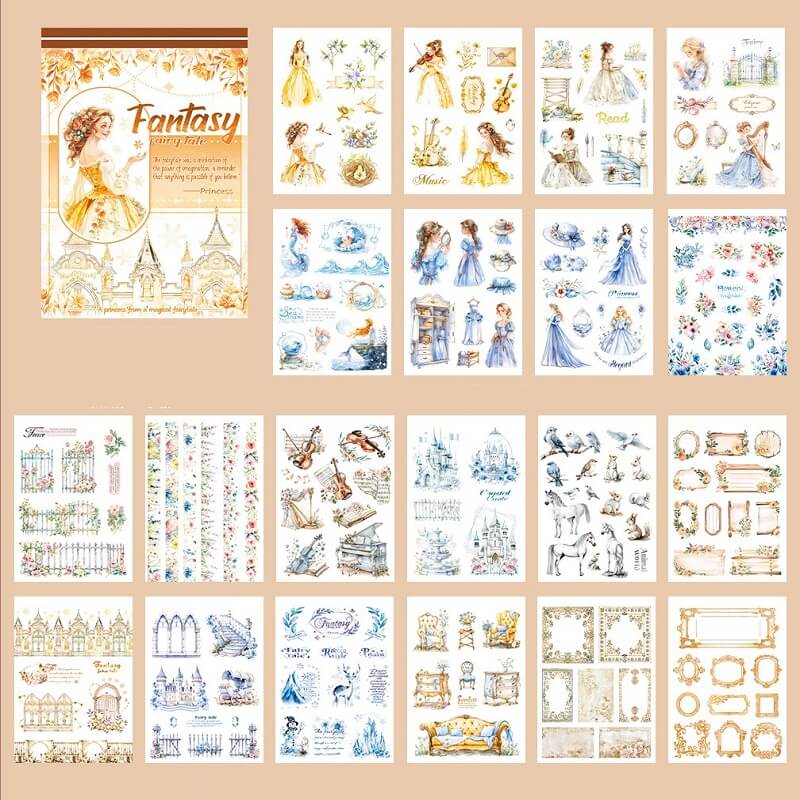 Retro Series Sticker Book - Image 14