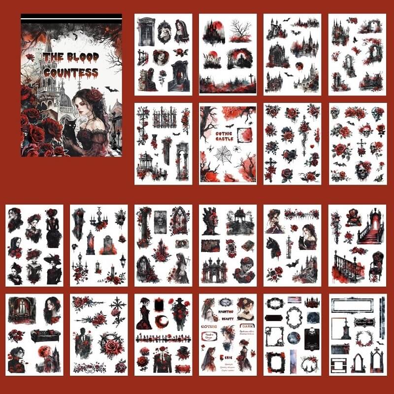 Retro Series Sticker Book - Image 18
