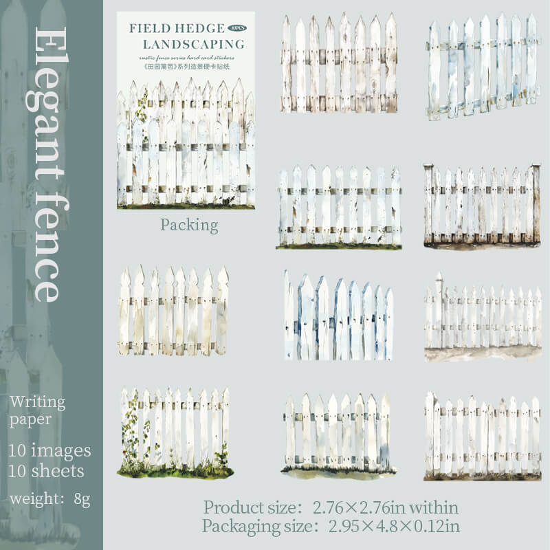 Rustic Hedge Hard Card Stickers - Image 11