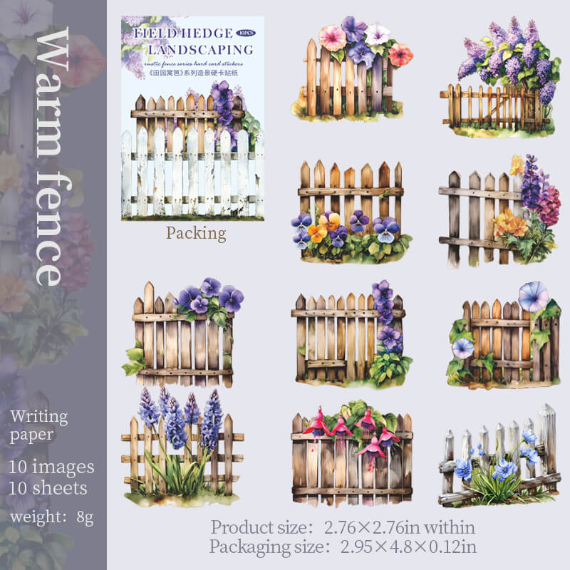 Rustic Hedge Hard Card Stickers - Image 14