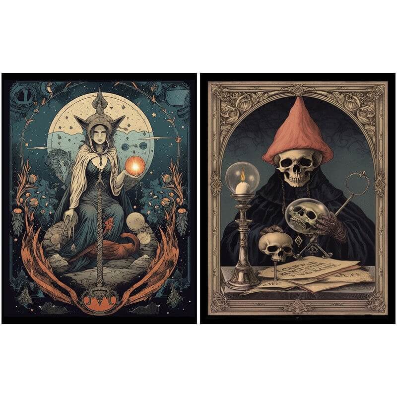 Skeleton Sorcerer Material Paper - Image 7
