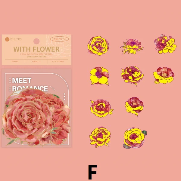 Stamping Large Flower Stickers - Image 10