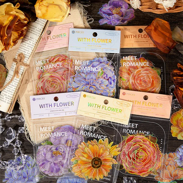 Stamping Large Flower Stickers - Image 11