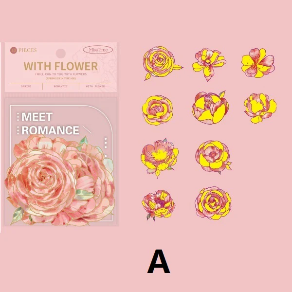 Stamping Large Flower Stickers - Image 5