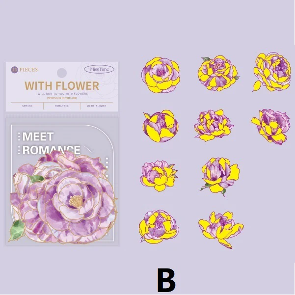 Stamping Large Flower Stickers - Image 6