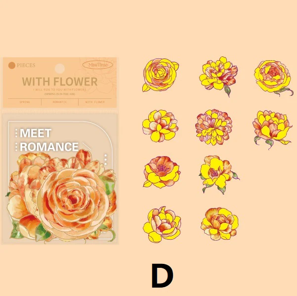 Stamping Large Flower Stickers - Image 8