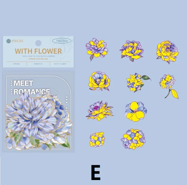 Stamping Large Flower Stickers - Image 9