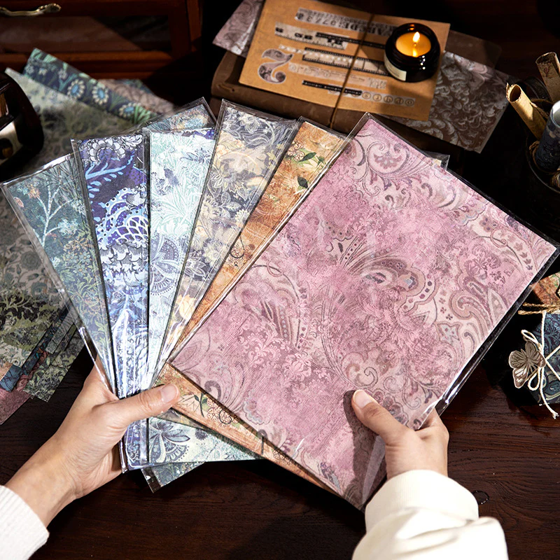 Vintage Baroque style paper - Image 11