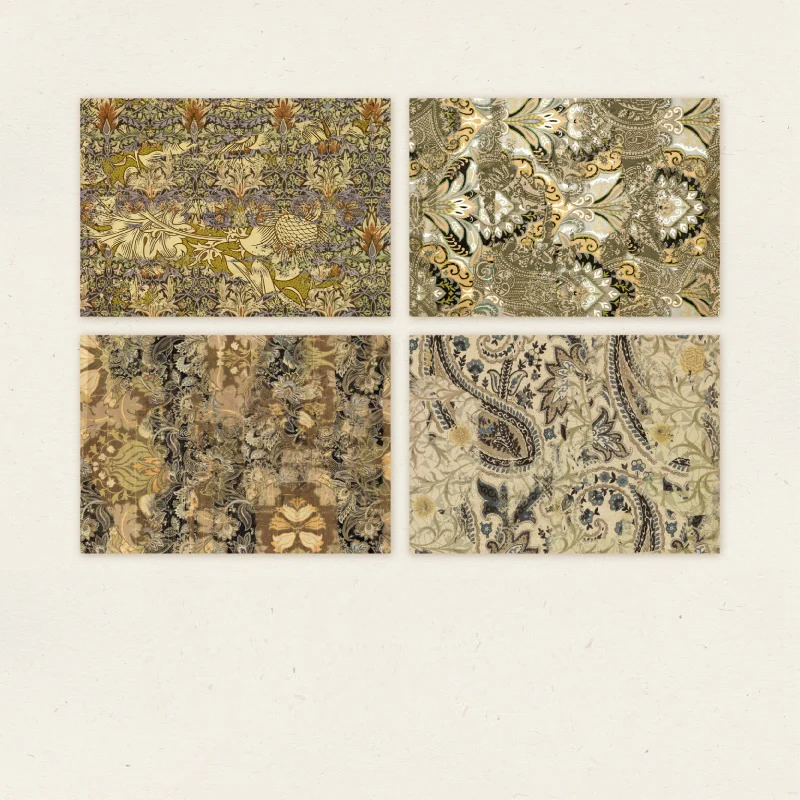 Vintage Baroque style paper - Image 7