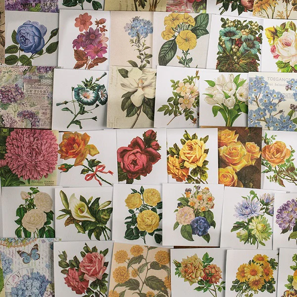 Vintage Beautiful Flower Paper - Image 5