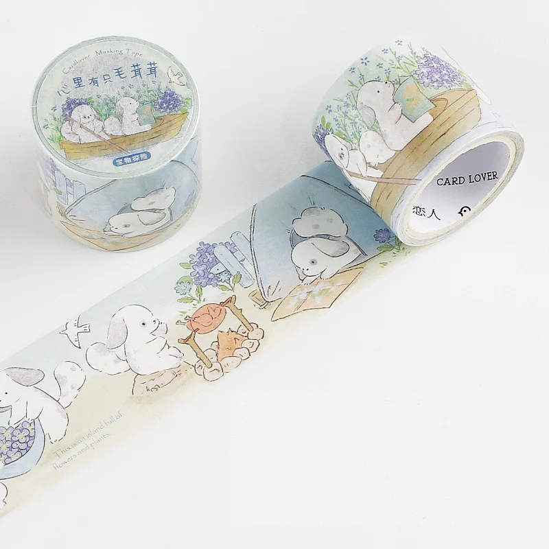 Vintage cute animals washi tapes - Image 11