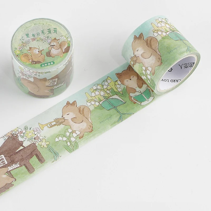 Vintage cute animals washi tapes - Image 12