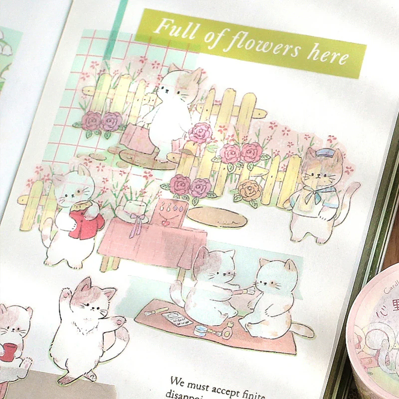 Vintage cute animals washi tapes - Image 3