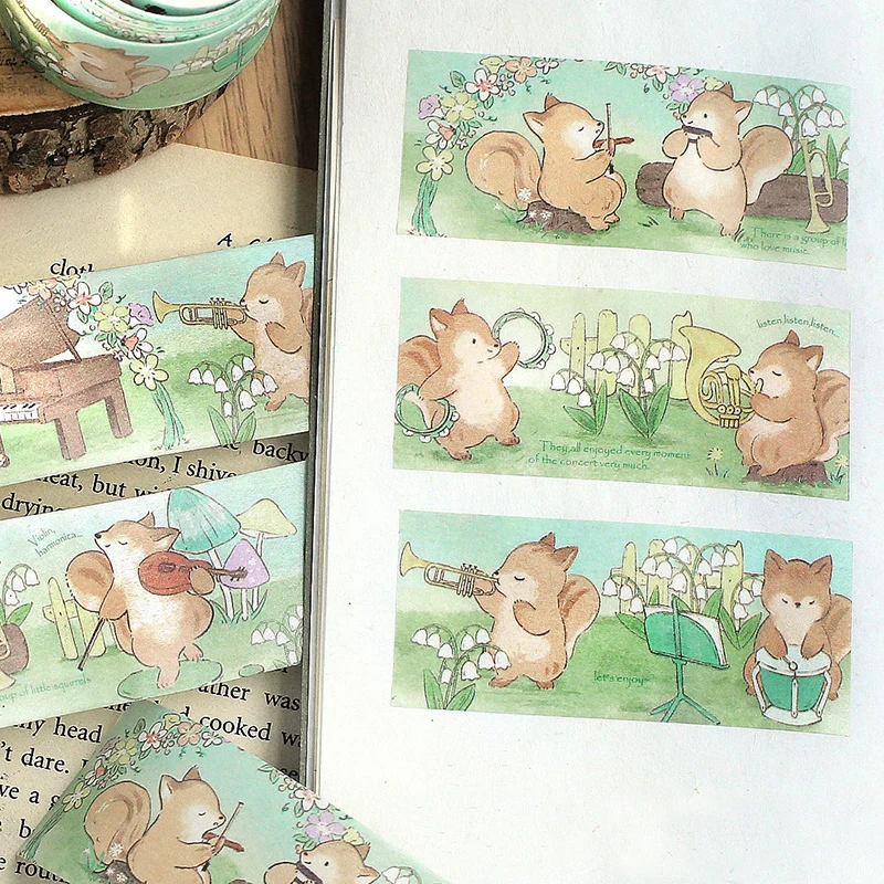 Vintage cute animals washi tapes - Image 5
