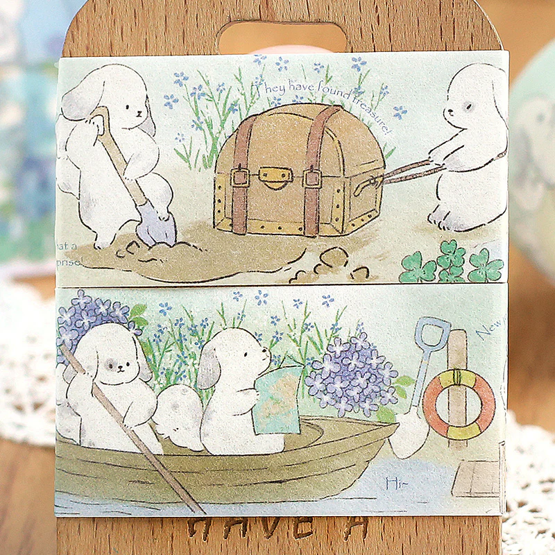 Vintage cute animals washi tapes - Image 8