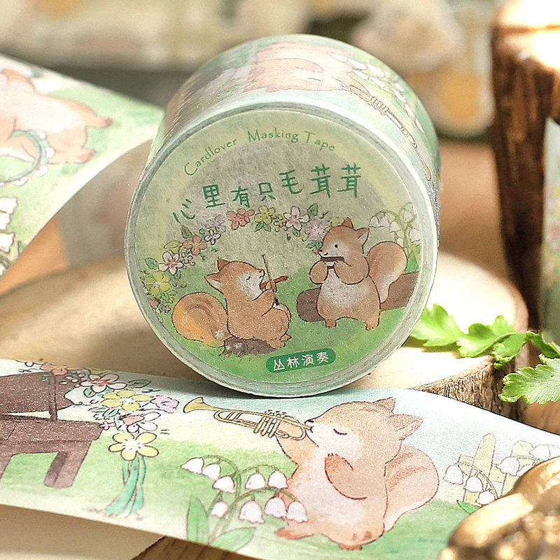 Vintage cute animals washi tapes - Image 9