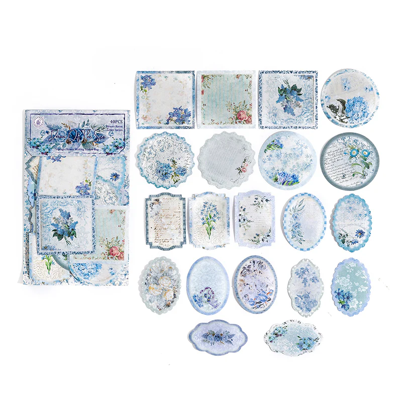 Vintage floral stickers - Image 12