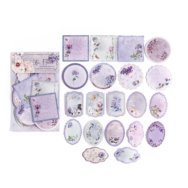 Vintage floral stickers - Image 13
