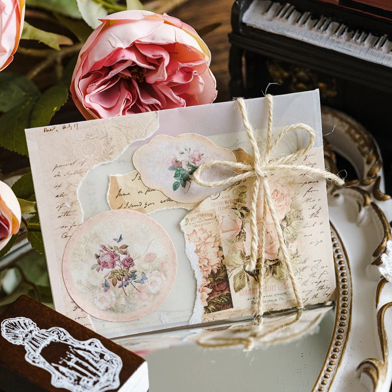 Vintage floral stickers - Image 5
